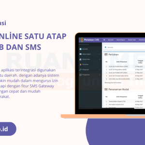 Perizinan Online Satu Atap Berbasis Web dan SMS Gateway
