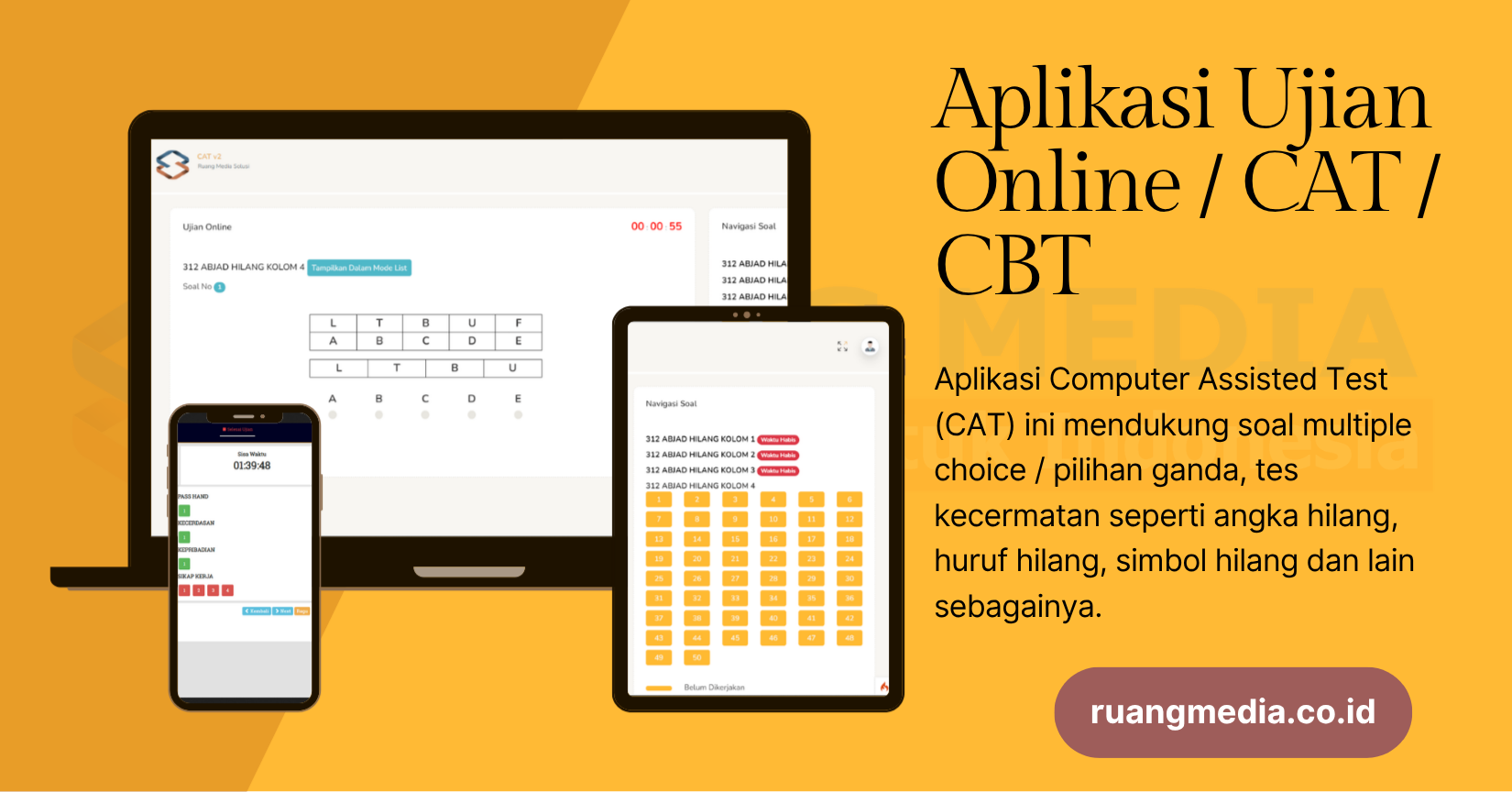 Aplikasi Ujian Online / CAT / CBT