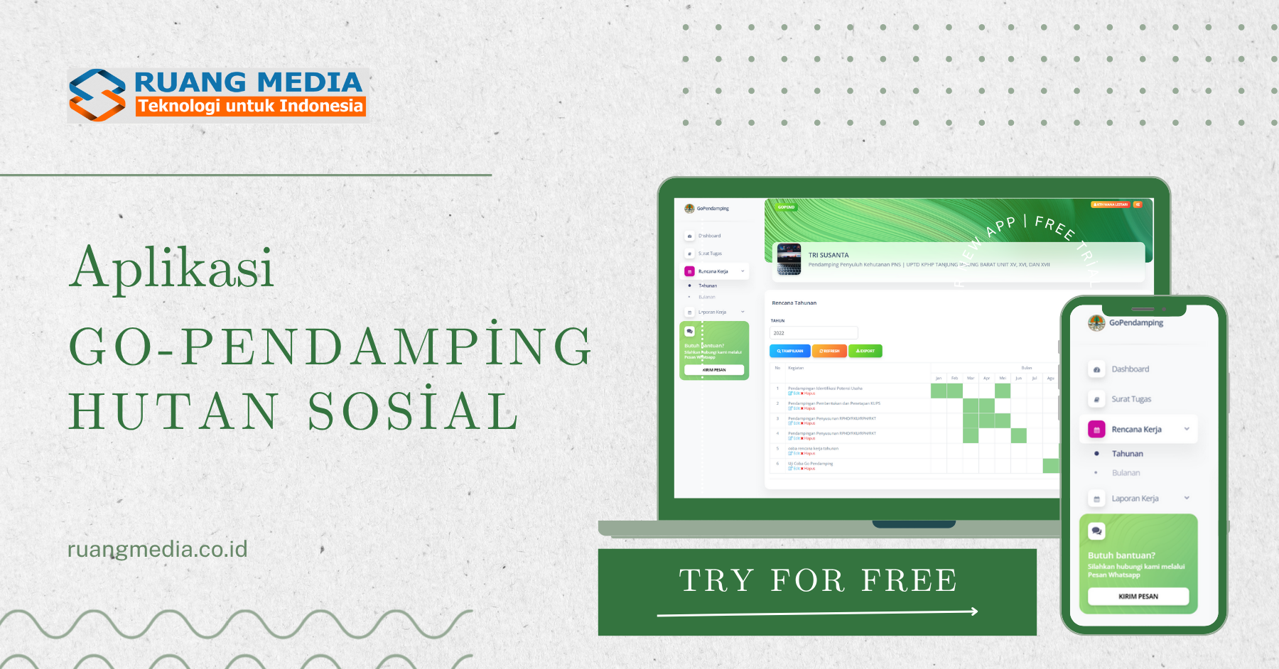 Aplikasi GO-Pendamping Hutan Sosial