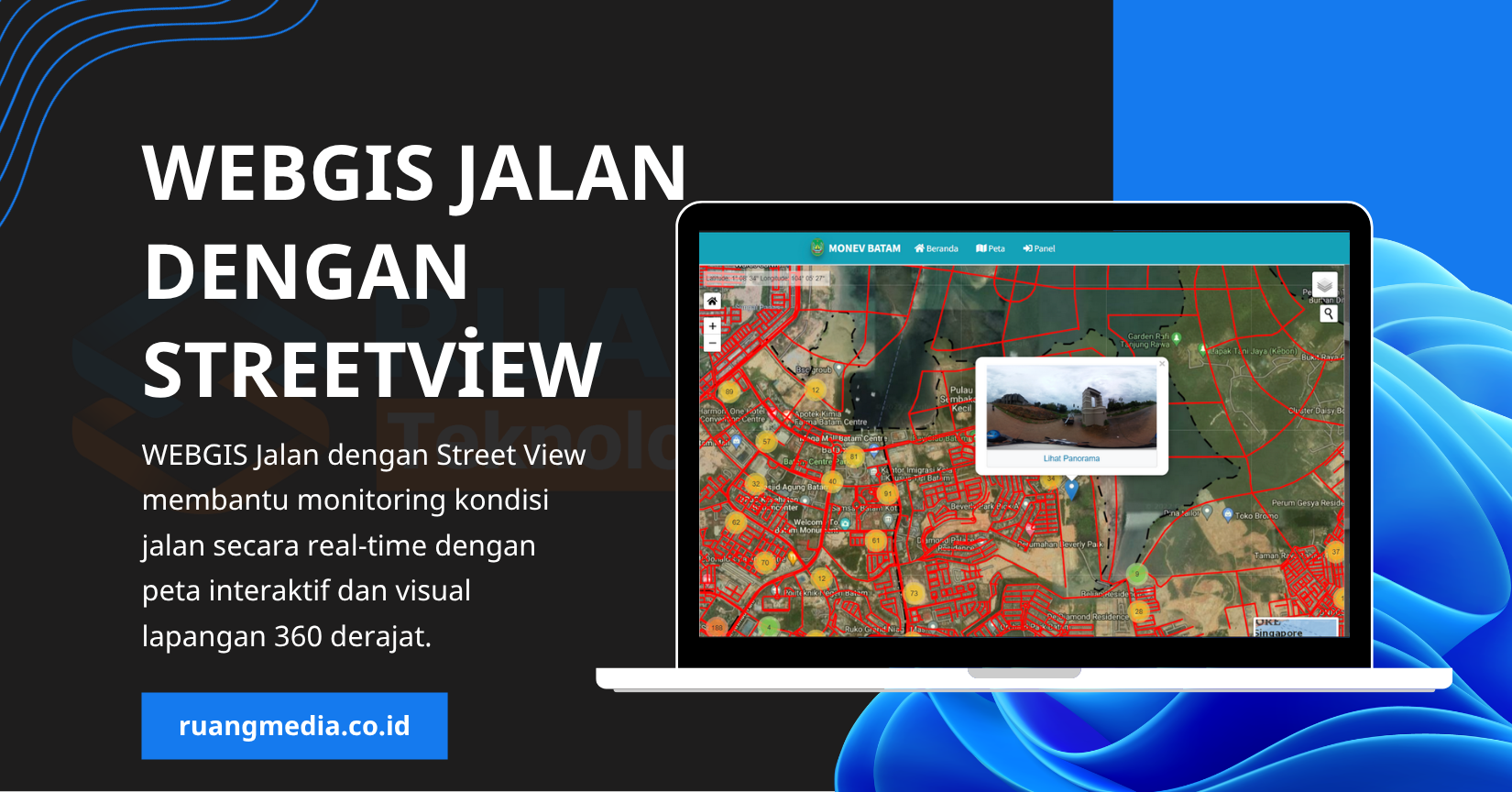 WEBGIS Jalan dengan StreetView