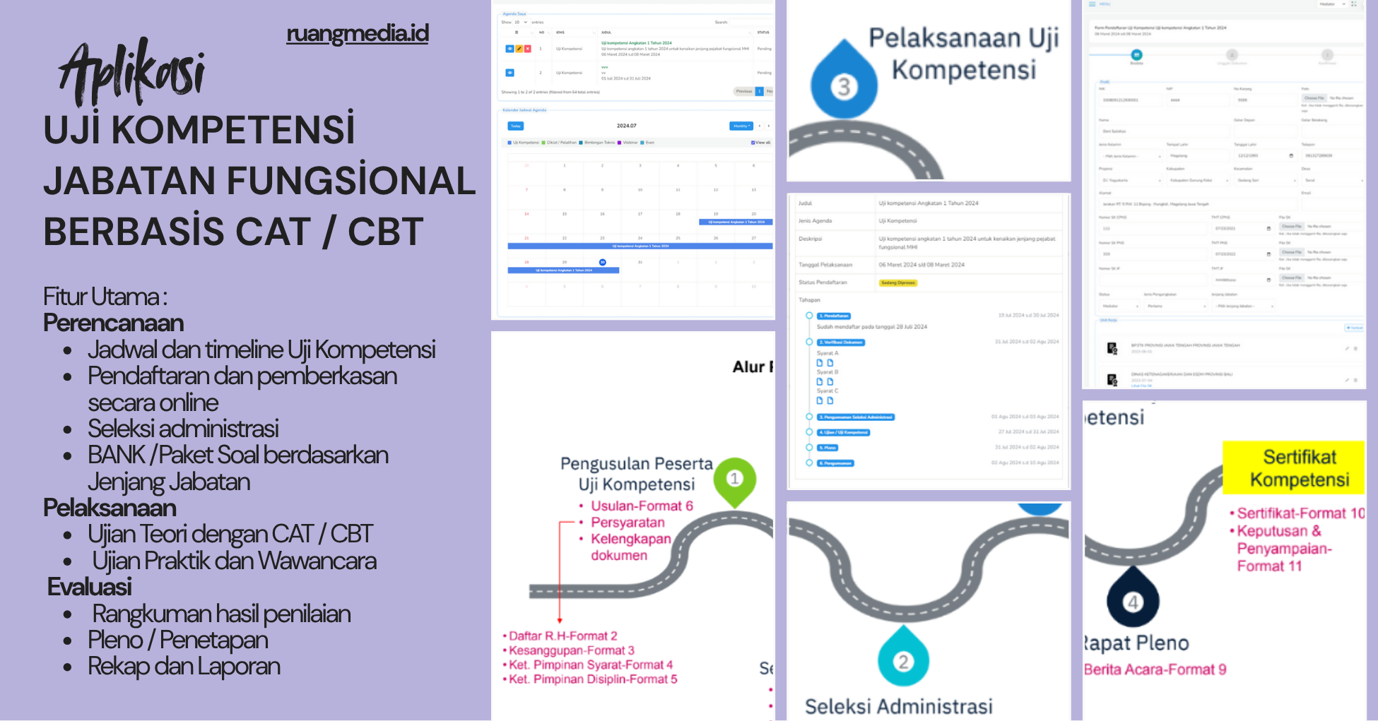 Aplikasi Uji Kompetensi Jabatan Fungsional berbasis CAT / CBT