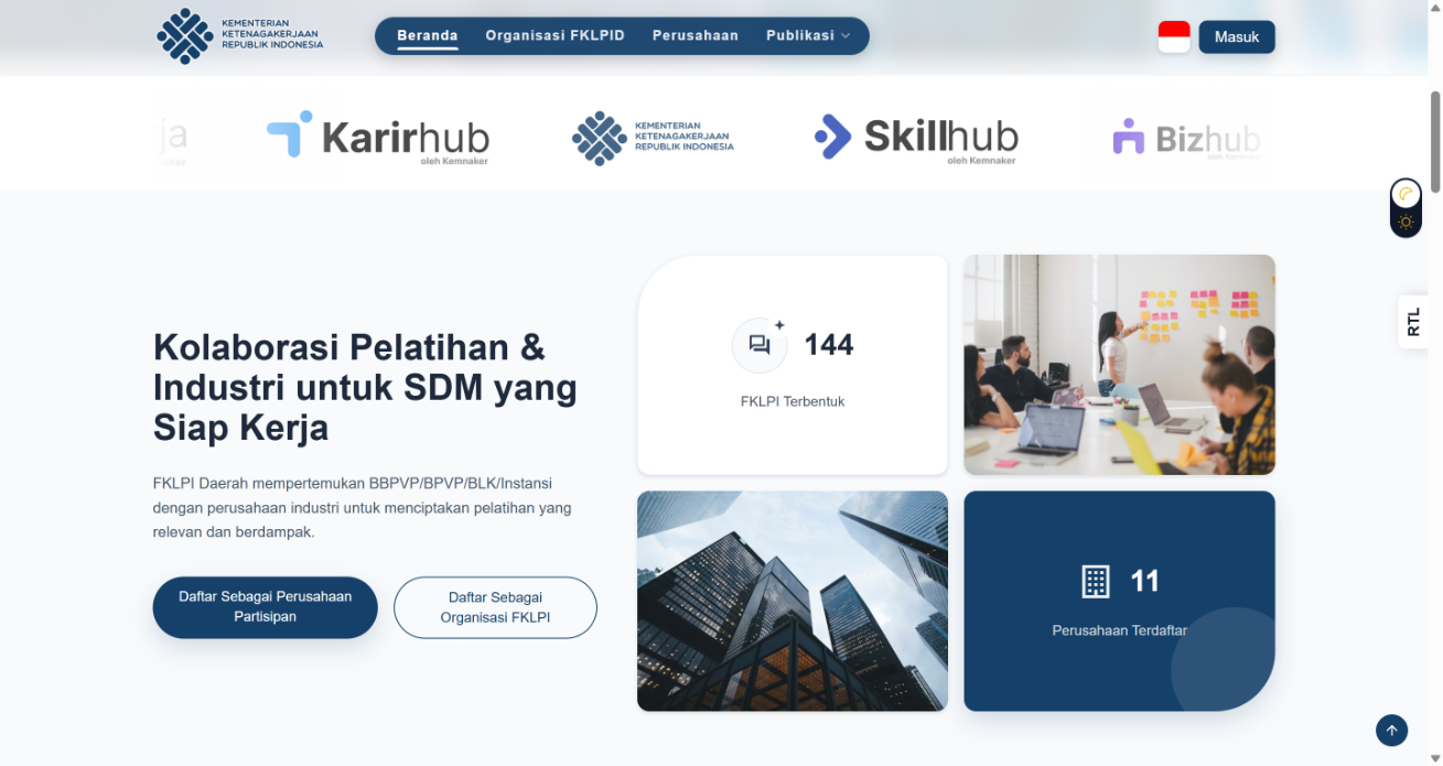 Implementasi Portal Forum Komunikasi Lembaga Pelatihan dan Industri Terpusat - Image 4